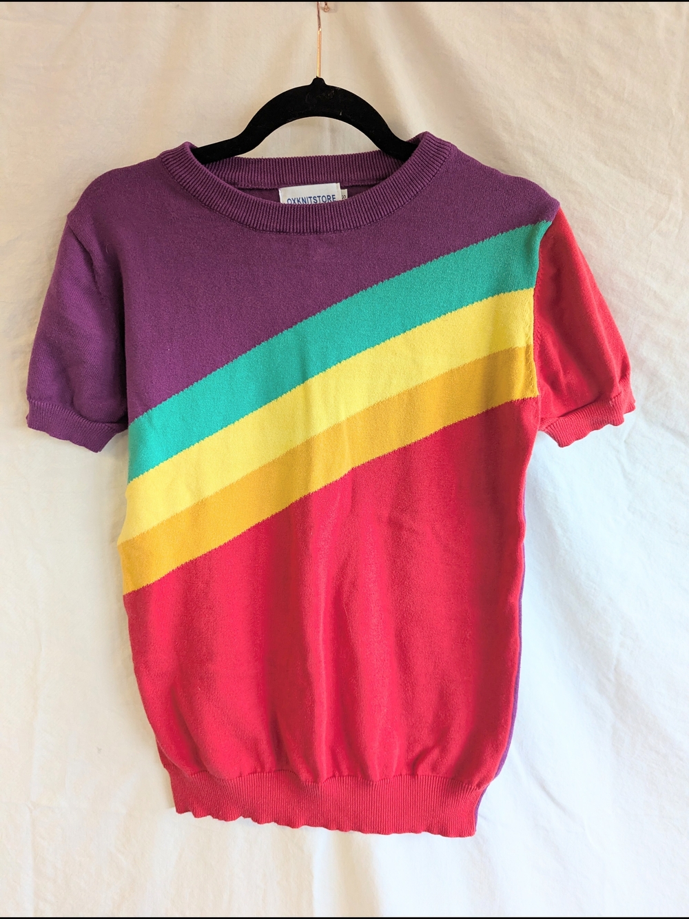 OXKNIT Rainbow Knit Top